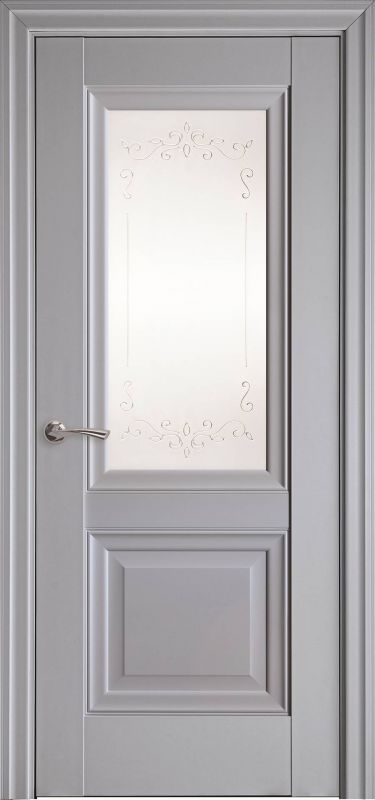 Дверне полотно Елегант Імідж Р2 сіра пастель