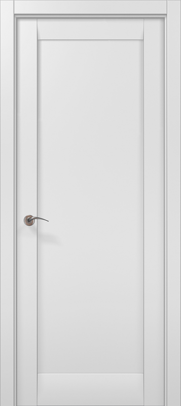 Дверне полотно Папа Карло Millenium 00F білий матовий
