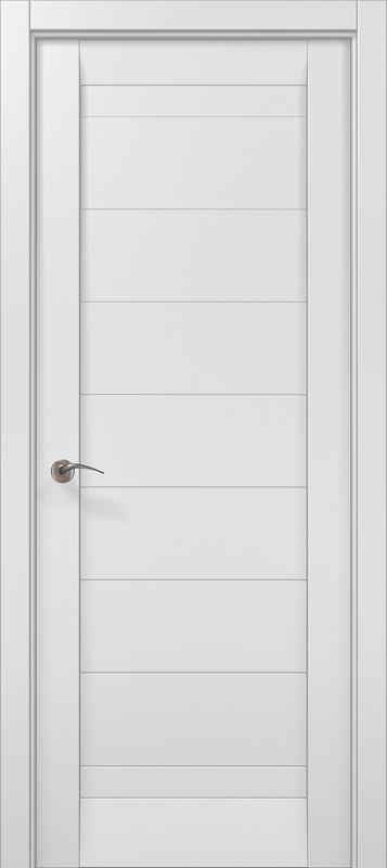 Дверне полотно Папа Карло Millenium 04 білий матовий