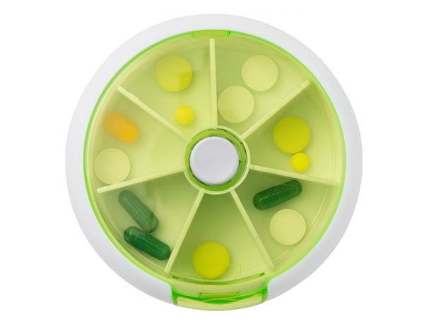 Органайзер для таблеток на 7 днів PC 05 зелений