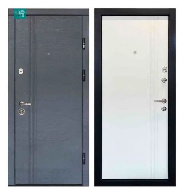 Двері вхідні Міністерство дверей ПК-262+ Дуб грифель-Дуб пломбір