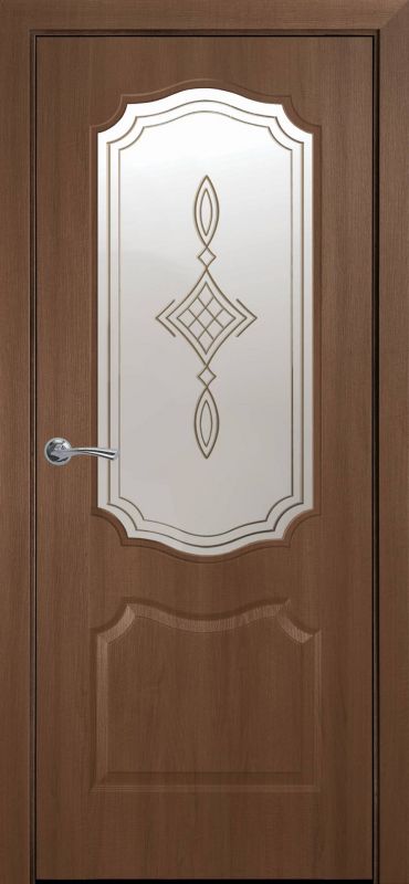 Дверне полотно Фортіс Вензель золота вільха Р1