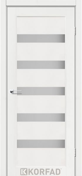 Дверне полотно Korfad Porto PR-03 ясен білий